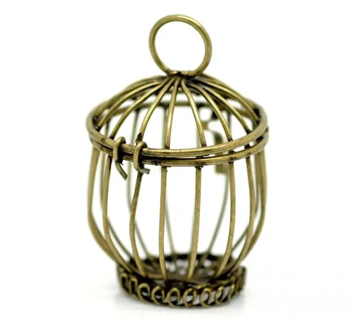 Розница DoreenBeads 3 шт. подвески клетки 4 см x (1 3/4 дюйма)|pendant jade|pendant animalpendant lighting for kitchen