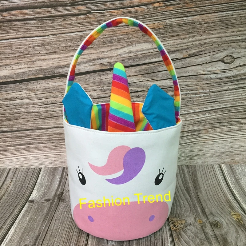 20 шт. / набор Оптовая продажа Новый персонализированный милый единороговый ведро на Пасху Отличное качество Низкая цена Кроличьи ведра