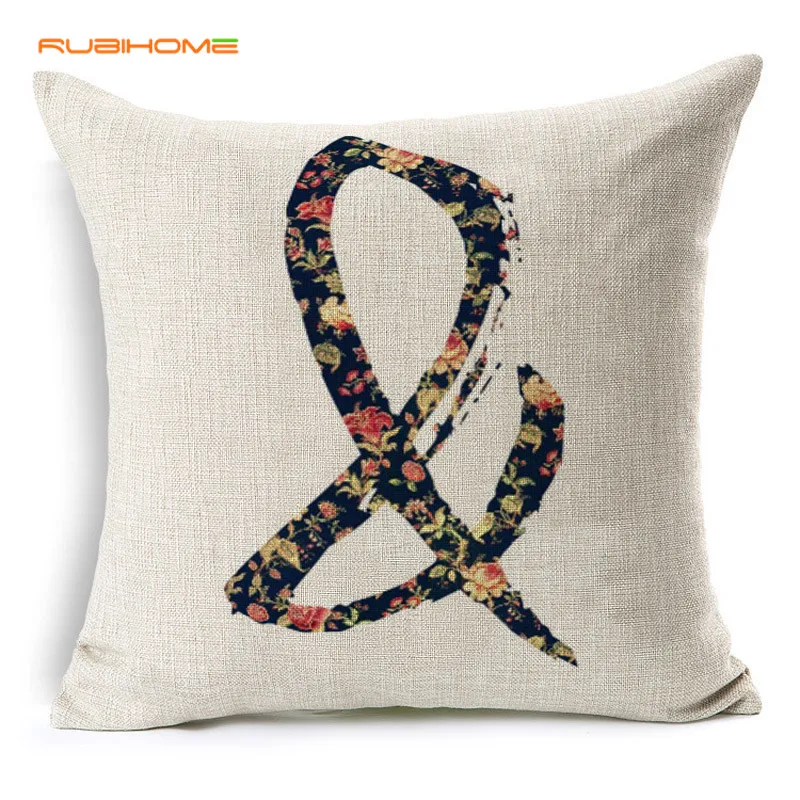 RUBIHOME модные популярные розы музыка якорь декоративная наволочка пледы полиэстер