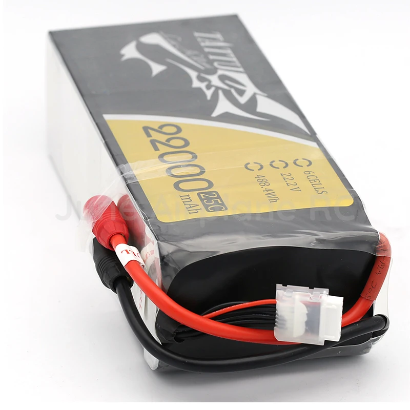 Батарея TATTU 22000mAh 22 2 V 6S литий полимерный аккумулятор 25C для большой нагрузки