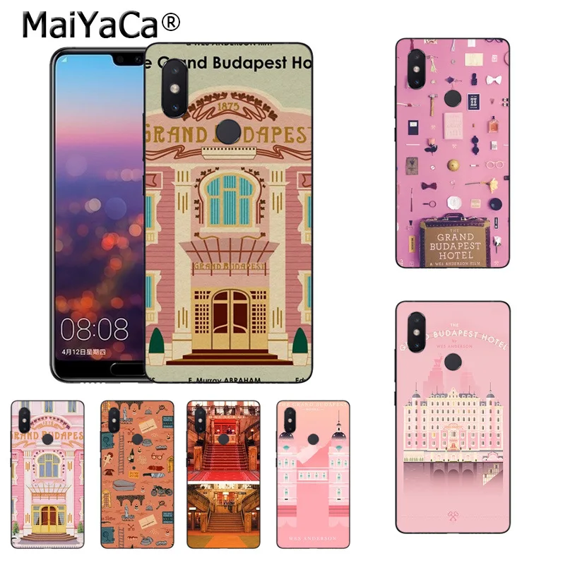 MaiYaCa Wes отель Гранд Будапешт дизайн классические аксессуары для телефона чехол