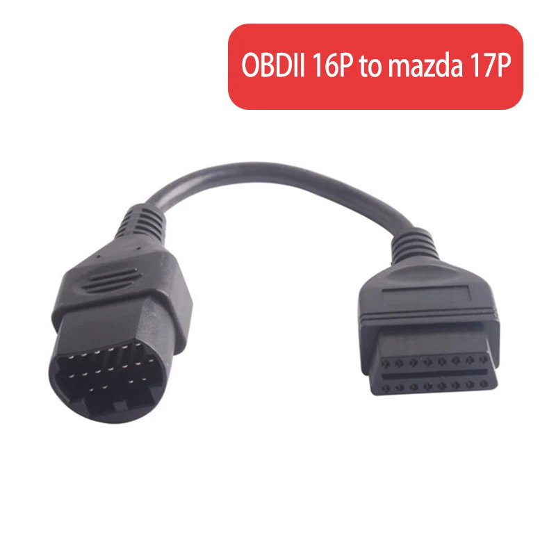 OBD II Конверсионный кабель адаптер для mazda 17P & 16P Женский к диагностический OBD| |