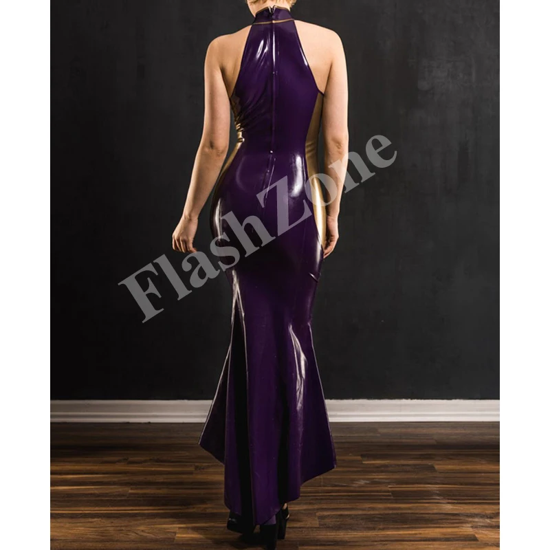 Бесплатная Доставка! Женское сексуальное резиновое длинное модное латексное