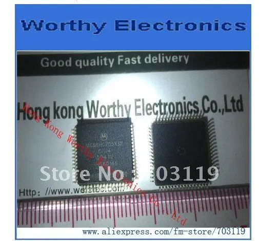 

5 шт./лот MC68HC705X32CFU4 MC68HC705X32 QFP64