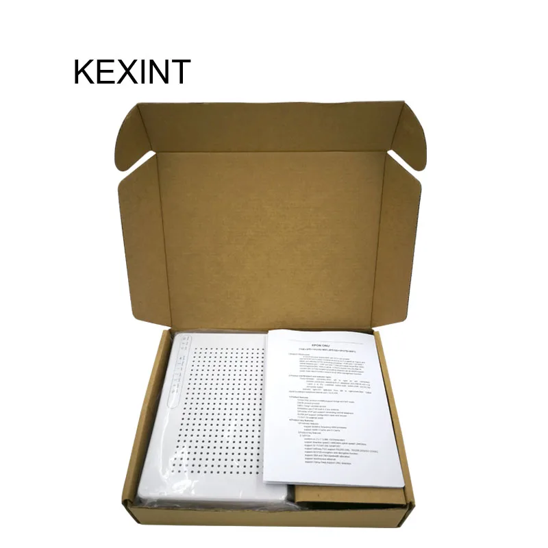 Фото KEXINT GPON FTTH 4-портовый ONU OLT POTS+WIFI GPON ONU с USB-адаптером Оборудование №5