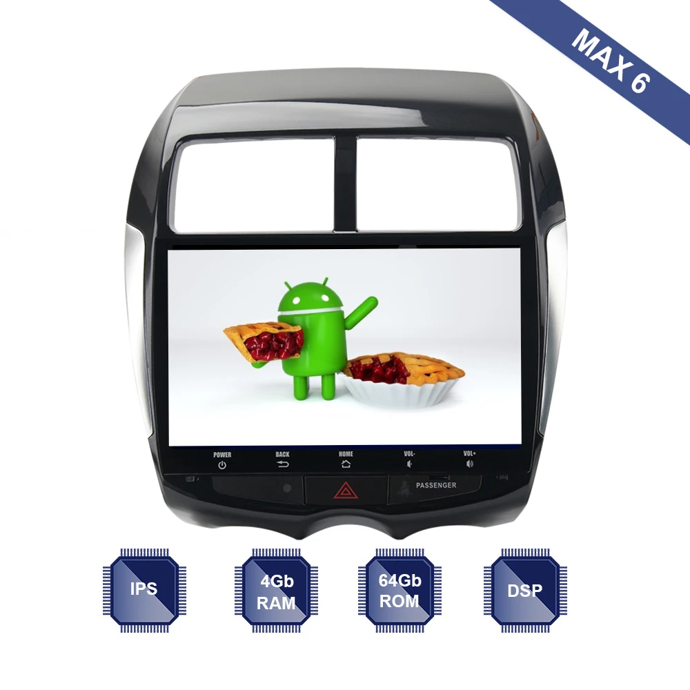Android 9,0 Автомагнитола 2 Din gps Navi для peugeot 4008/Citroen C4 2011- PX6 DSP ips 4 Гб+ 64 ГБ RDS wifi Carplay USB