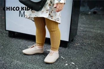 yellow Однотонные цветные колготки для мальчиков и девочек, 6 цветов, детские колготки, детские длинные колготки с заплатками для маленьких девочек, Размер 0-6 лет - Цвет: yellow