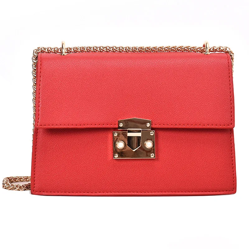 LANLOU 2019 новая трендовая сумка на одно плечо простая мессенджер с цепочкой и модная