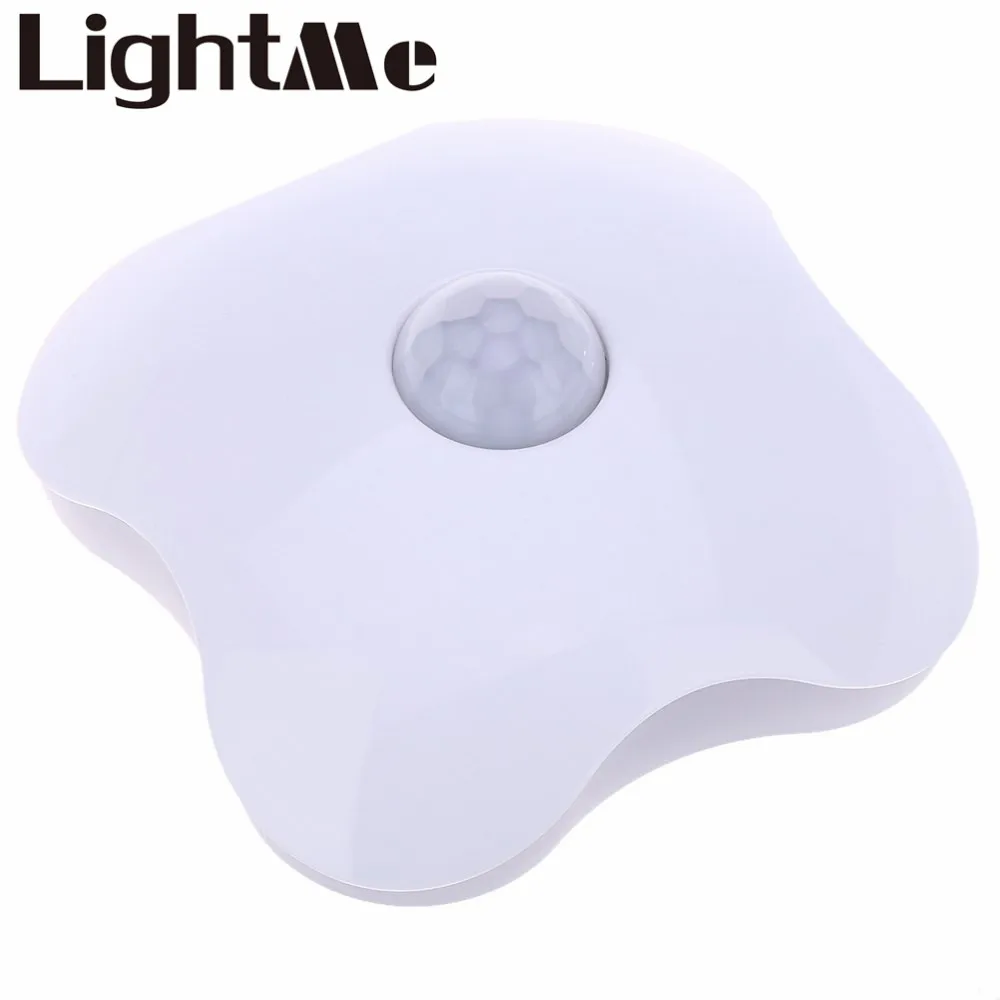 PIR датчик движения светодиодный ночник Clovers тела Индукционная Ночная лампа с