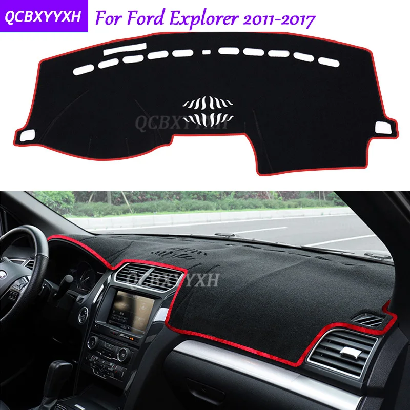 Для Ford Explorer 2011 2017 коврик для приборной панели защитный интерьер Photophobism теневая
