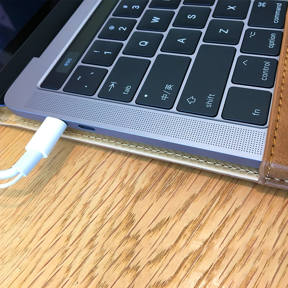 Jisoncase Чехол для ноутбука MacBook Pro retina 13 дюймов с Touch Bar сумка Роскошные Стенд дизайн блокнот, ПУ искусственная кожа