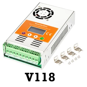 Регулятор заряда солнечной батареи MakeSkyBlue MPPT, 30 А, 40 А, 50 А, 60 А, версия V118, с ЖК-дисплеем для аккумуляторов 12 В, 24 В, 36 В, 48 В постоянного тока