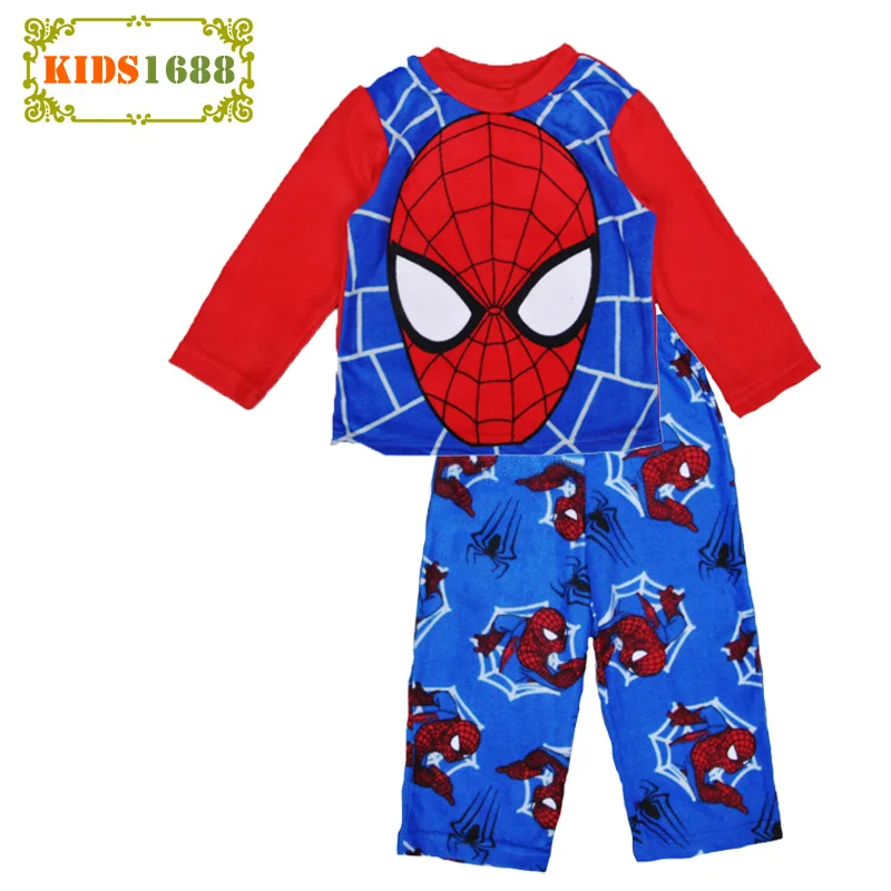 Пижамы для мальчиков. Сезон:осень Комплект осенней детской пижамы мальчиков с