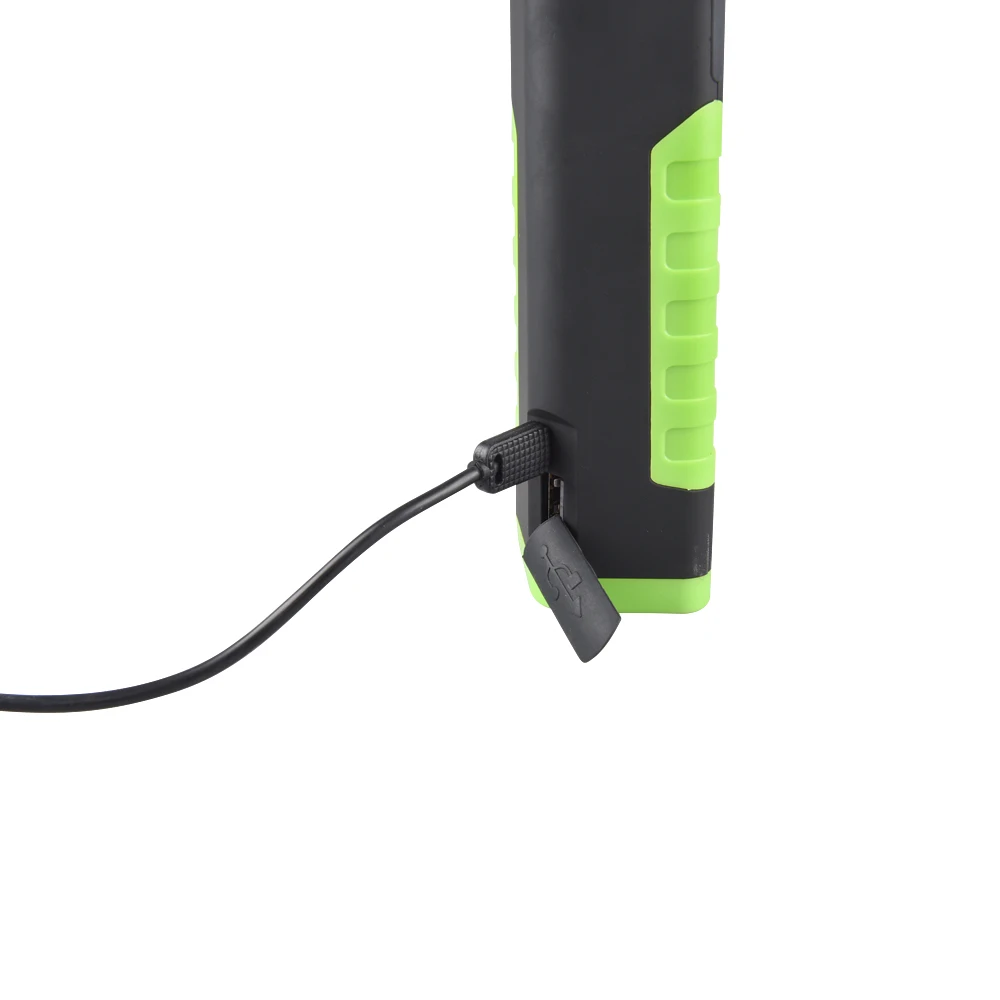 Портативный флэш-светильник XPE+ SMD СВЕТОДИОДНЫЙ рабочий светильник USB Перезаряжаемый фонарь на магните наружная походная лампа аварийный внешний аккумулятор