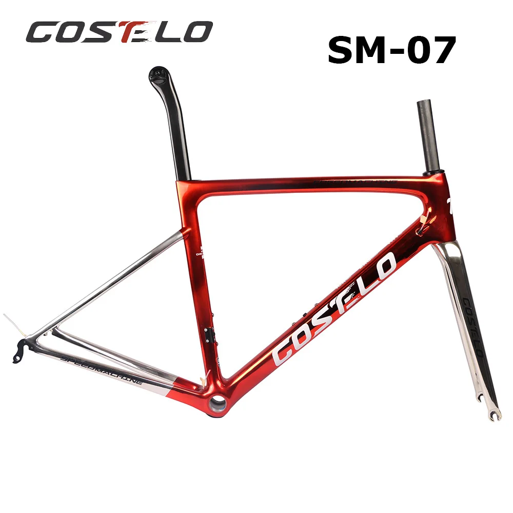 Costelo Speedmachine 3,0 Ультра светильник 790 г диск из углеродного волокна Рама для шоссейного велосипеда велосипедная Рама Bicicleta дешевая рама