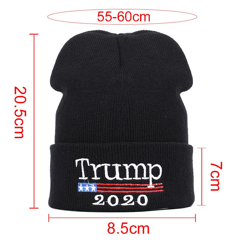 2019 Autumn Winter New 2020 TRUMP Knitted Hat Leisure Beanie Men Women | Аксессуары для одежды