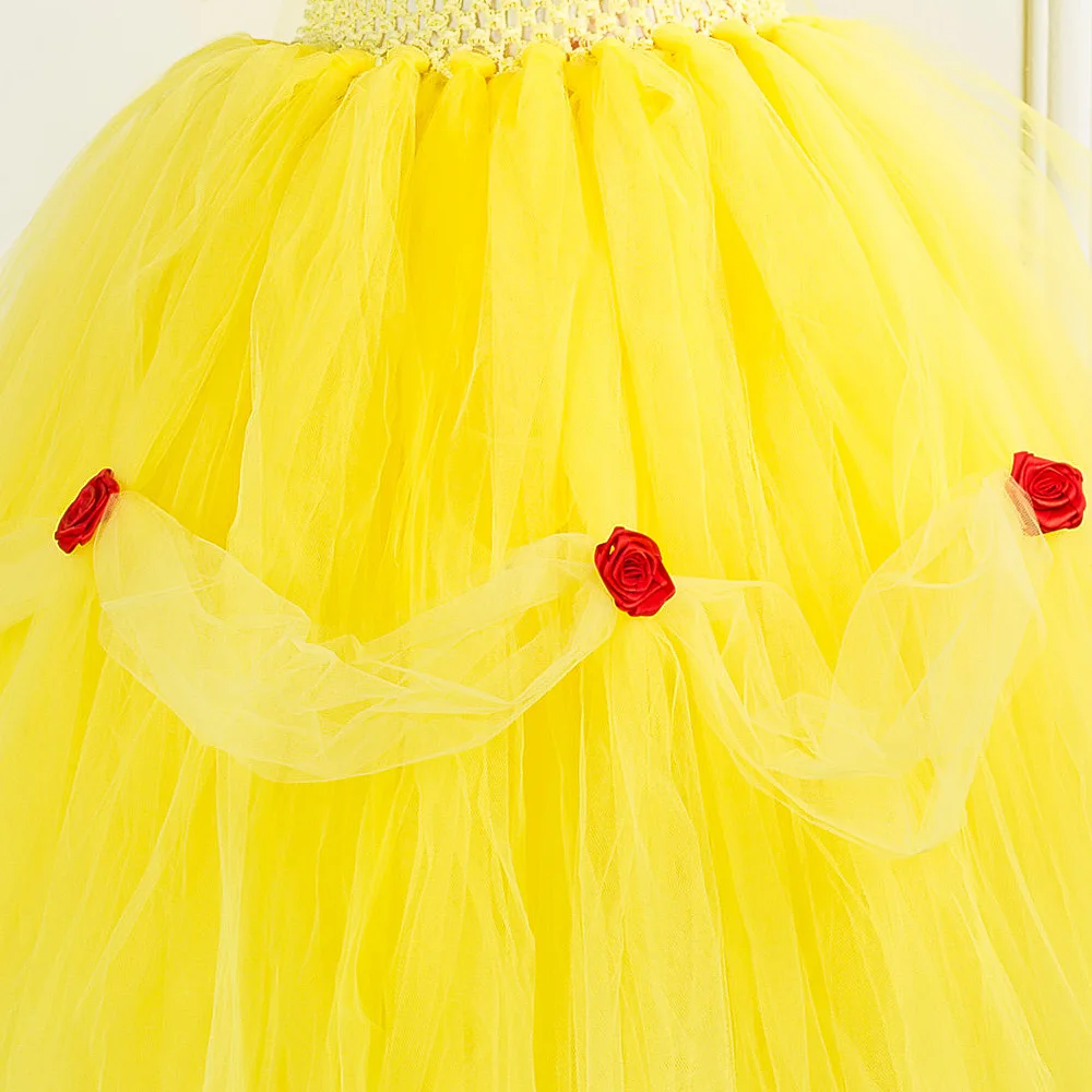 Из мультфильма Красавица и Чудовище Belle детей Свинка Пеппа Платье принцессы с