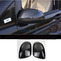 carbon fiber color door mirror cover rear view overlay 2014 2018 for mercedes benz vito valente metris w447 car accessories