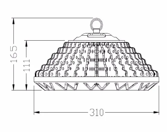 Светодиодный светильник UFO, светодиодный светильник с высоким заливом, промышленный подвесной светильник, горная лампа 50 Вт 100 Вт 150 Вт 200 Вт