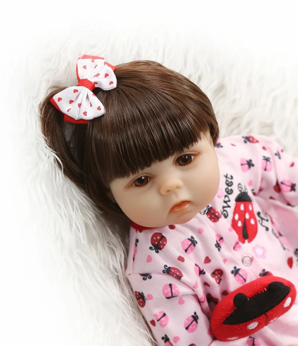 NPKCOLLECTION Мягкие силиконовые 48 см Bebes Reborn куклы живые Детские куклы-игрушки для девочек для ребенка Playhouse подарки на день рождения для девочек Brinquedo
