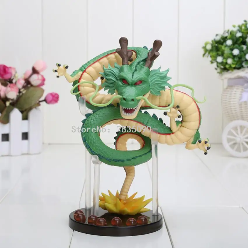 Dragon Ball Z фигурки Shenron фигурка Shenlong с Dragon Ball Набор 7 шт. 3,5 см Хрустальные стрекозы+ акриловая полка
