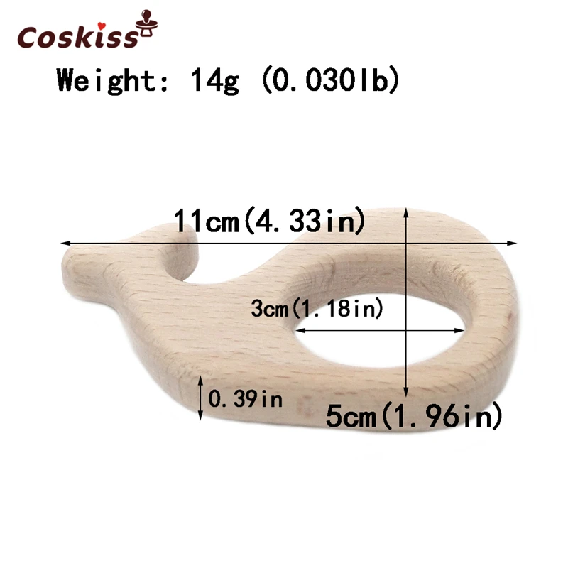 Детский Прорезыватель для зубов колокольчики из бука деревянный КИТ детский