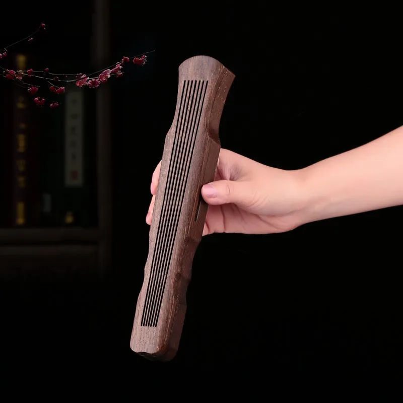 Деревянная палочка Guqin из черного дерева для ладана горелка леска Xiang Lu коробка