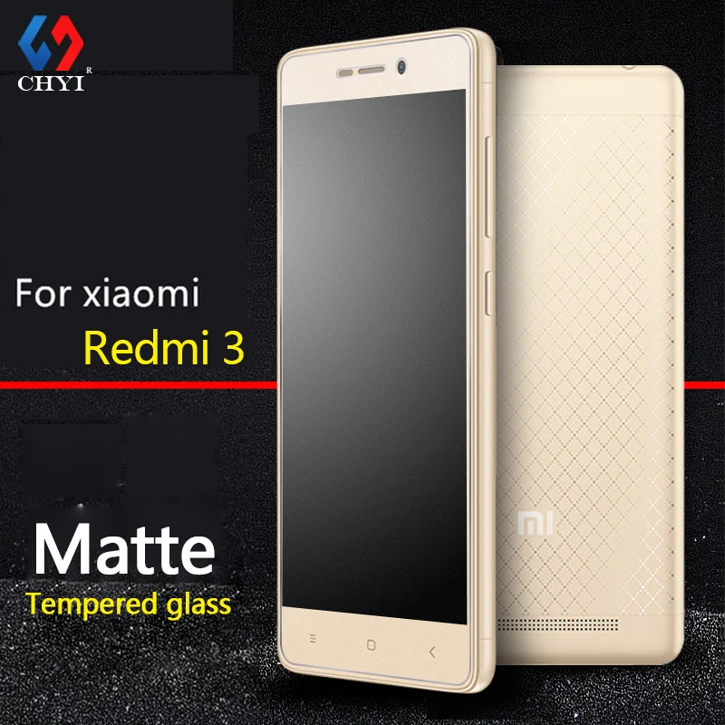 9H Frosted Tempered Glass For Xiaomi Redmi 3S 3 Hongmi 3 Pro 5.0inch Glass Screen Protector Oleophobic Coating Matte Protective