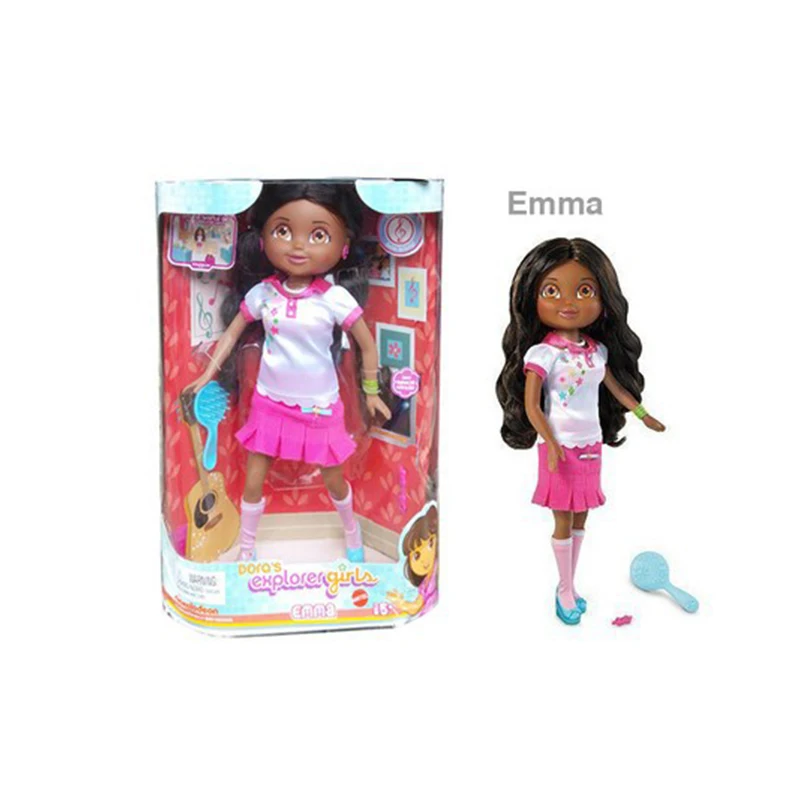 Бесплатная доставка 32 см оригинальные Дора виниловые смолы модная одежда для