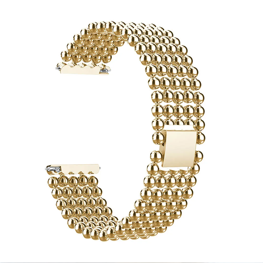 Style 4-Gold 22 мм металлический браслет из нержавеющей стали ремешок для Xiaomi Amazfit GTR 47 мм Pace Stratos 2 ремешок для часов для samsung Galaxy 46 мм gear S3 - Цвет: Style 4-Gold