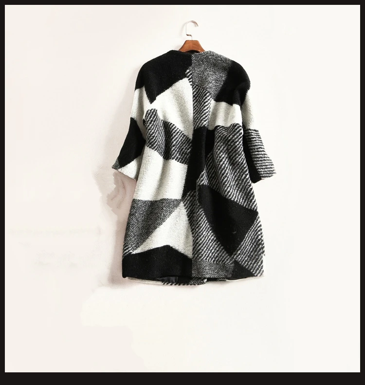 Контракт Пальто Новый Стиль Длина Зима Лин Сетки Семь Теплые Стеганые | Женская