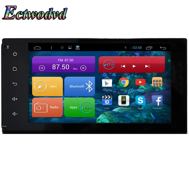 Ectwodvd Восьмиядерный Android 8 1 Автомобильный gps навигация для Toyota RAV4 (2001 2008)/Corolla (2000