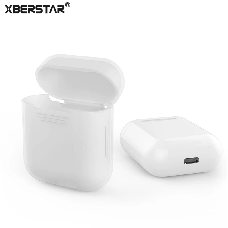 Силиконовый противоударный защитный чехол для Apple Airpods Air Pods анти-потеря чехол для Airpods протектор Аксессуары