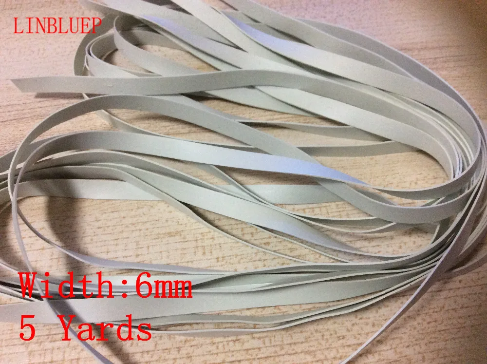 5 ярдов 6 мм Ширина эластичные резинки резиновые для купальников дешевые ленты