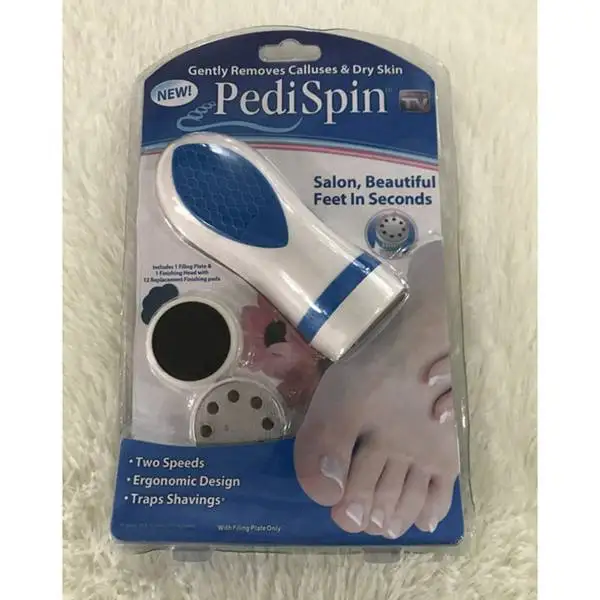 Электрический Рашпиль для ног уход за ногами Pedi Spin электрическое удаление