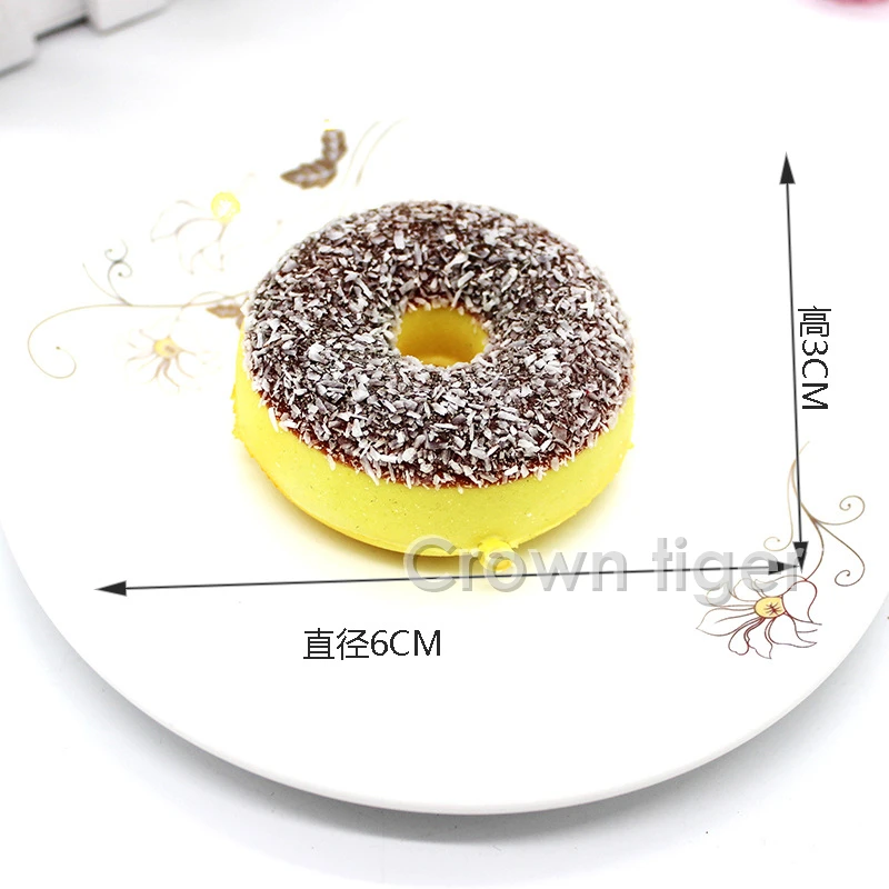 Kawaii Squishe Jumbo squishy Donut антистрессовая игрушка Squishy медленно поднимающаяся снятие стресса Новинка кляп игрушки гаджет антистресс брелок