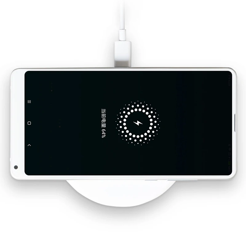 Оригинальное Беспроводное зарядное устройство Xiaomi Qi Smart Quick Charge TypeC для быстрой