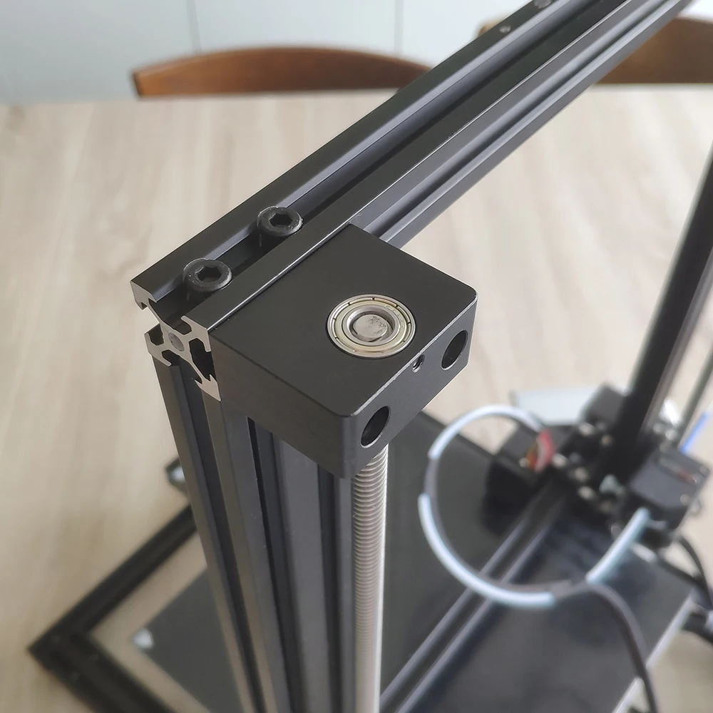 Детали 3d принтера, алюминиевый z-осевой винт, верхнее крепление для Торнадо, Creality, CR-10, Ender, 3, Ender, 3, Pro, металлический z-стержень, держатель подшипника
