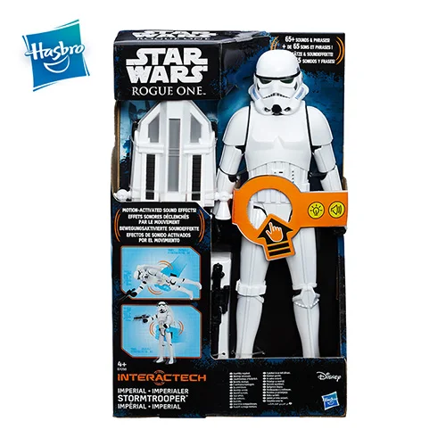 B7098-Stormtrooper Hasbro Звездные войны Interachtech Kylo Ren имперский Штурмовик электронная фигурка со звуком для мальчиков Подарочная коллекция - Цвет: B7098-Stormtrooper