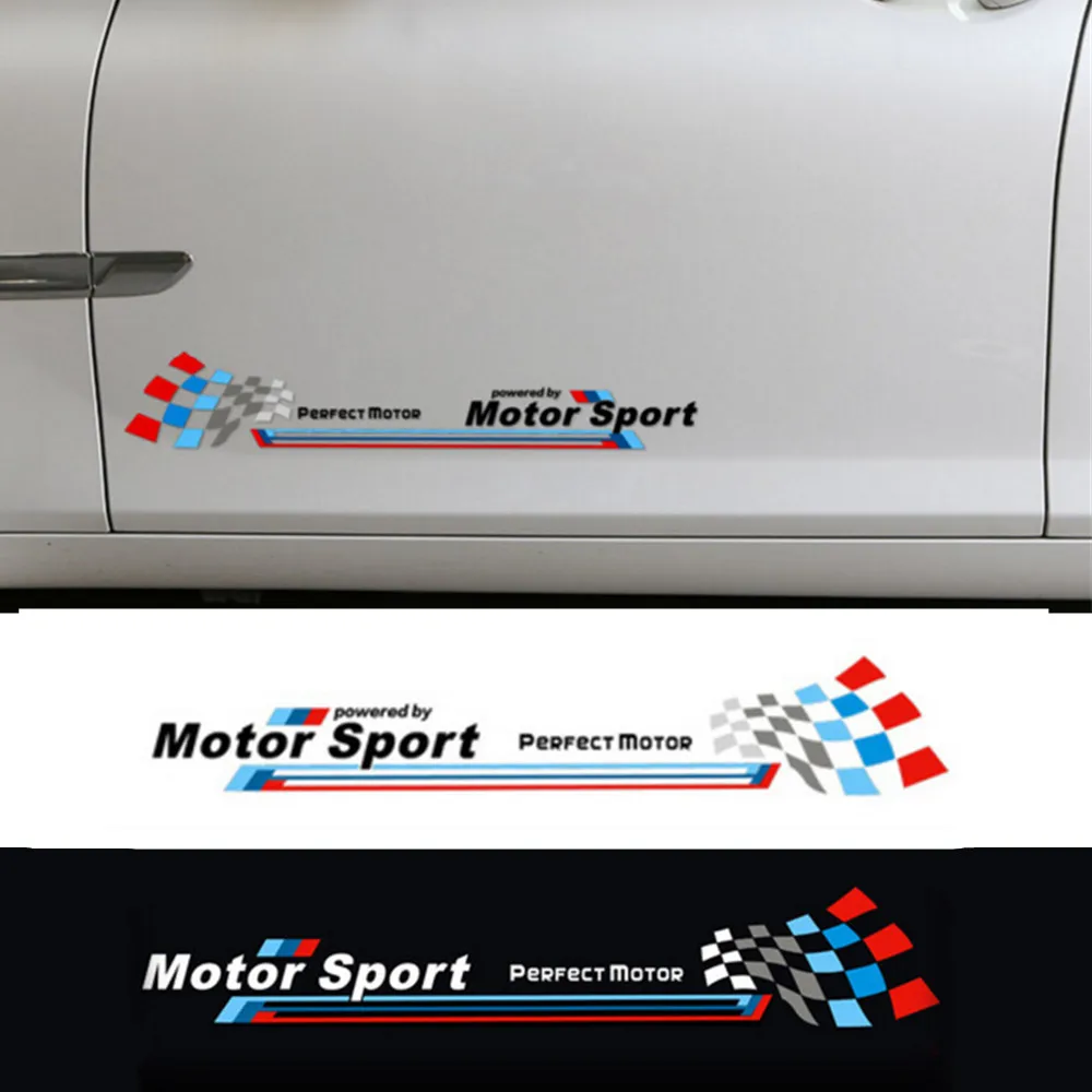 Набор спортивных наклеек с питанием от мотора роскошные ПВХ наклейки боковой