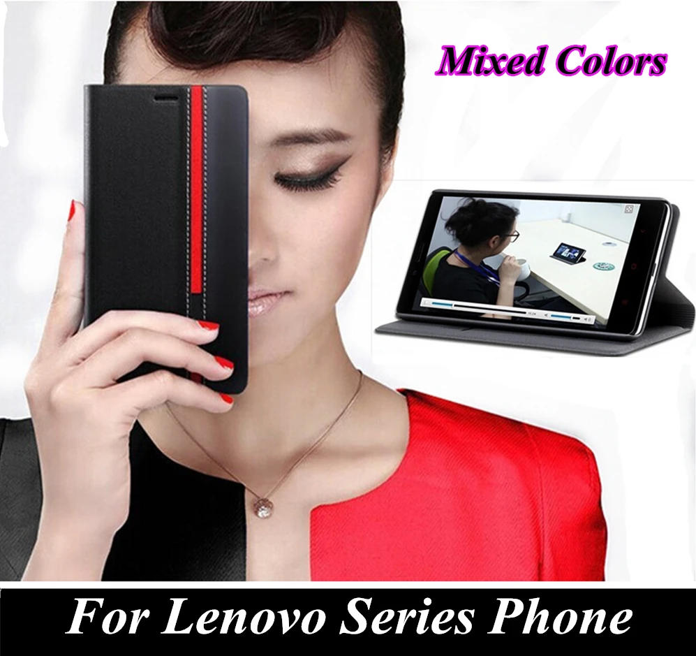 Кожаный чехол кошелек с подставкой для Lenovo A319 A806 A2010 A5000 A6000 A7000 A7010 S60 S650 S660 S580 S90|cover