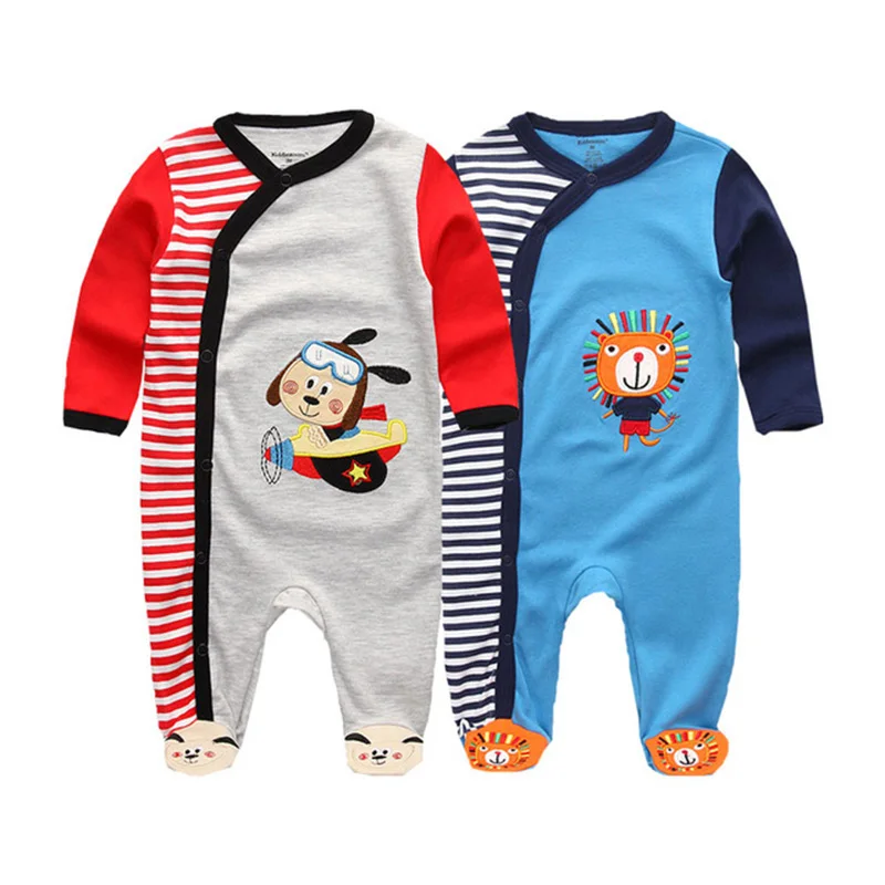 Baby Rompers2075 Высокое качественный комбинезон для маленьких девочек, одежда богемный комплект, Roupa de малыш Bebe Одежда для новорожденных единорог с принтом маленького дьявола, одежда для маленьких девочек - Цвет: Baby Rompers2075