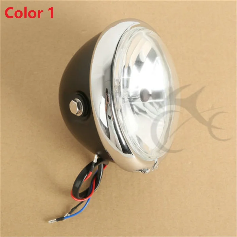 

Motorcycle 5.75" High Low Beam Headlight Lamp For Harley Honda Kawasaki Suzuki Yamaha Cruiser Bobber Cafe Racer