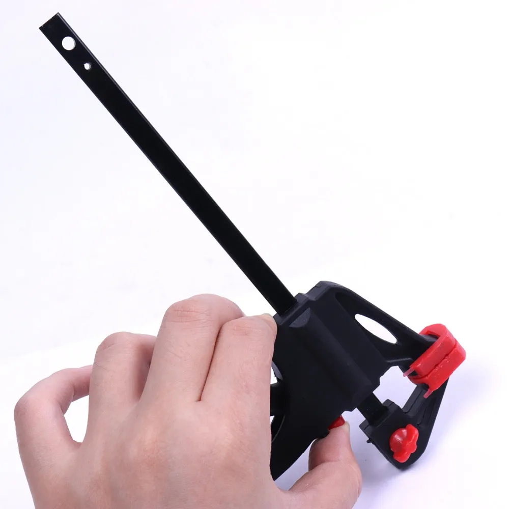 12 Inch Clip Quick Ratchet Release Speed Squeeze Woodworking Work Bar F Clamp DIY Spreader Gadget Tool Hand 300*60mm | Обустройство