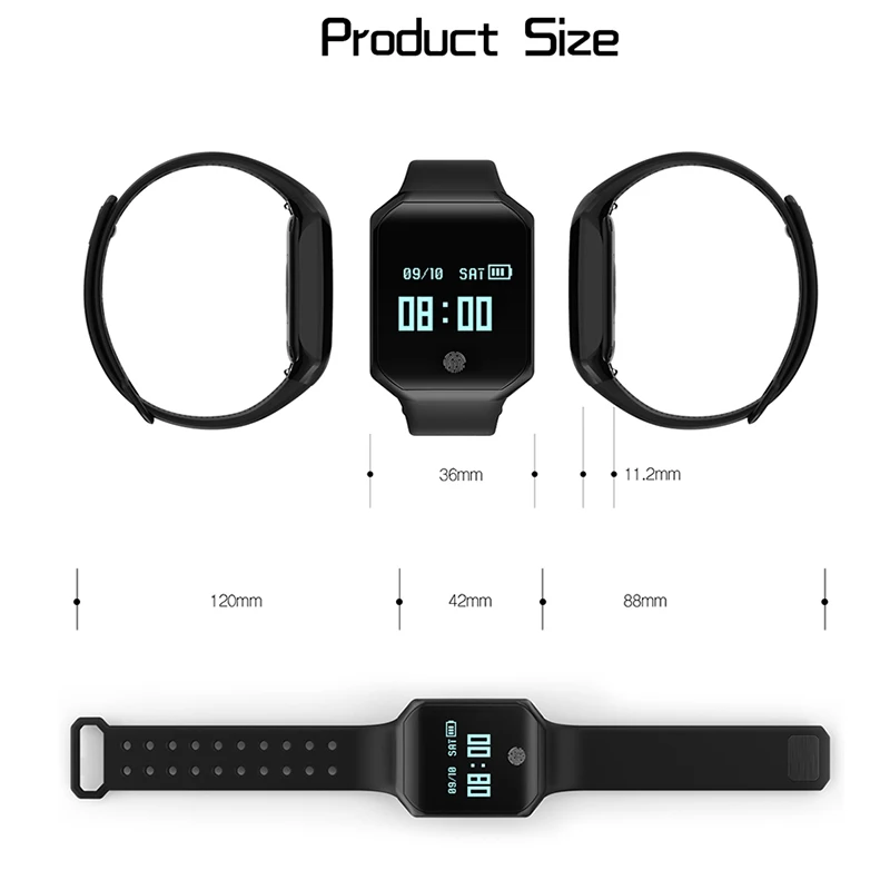 Новые Модные Смарт часы для мужчин спортивные с пульсометром фитнес трекером