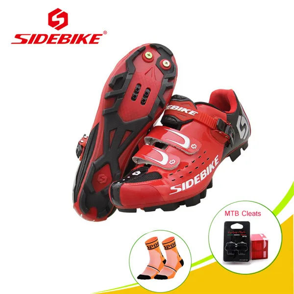 R shoes for Cleats SIDEBIKE велосипедная обувь sapatilha ciclismo mtb мужская женская обувь для горного велосипеда SPD педали самофиксирующаяся дышащая обувь для верховой езды - Цвет: R shoes for Cleats