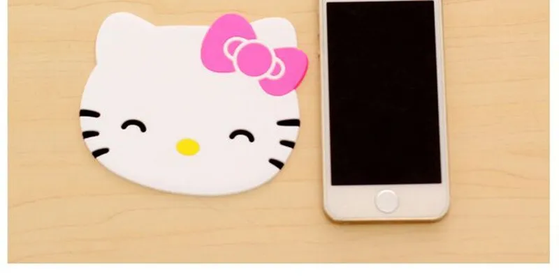 1 шт. Hello Kitty Силиконовый Противоскользящий каваи чашки коврики блюдо чаша подставки салфетки под приборы кухонные подносы аксессуары Cozinha украшения дома
