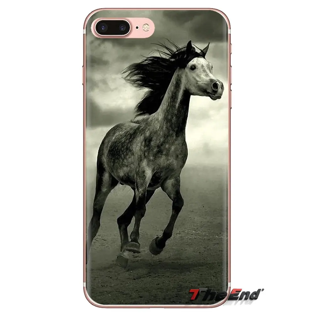 Silicone Cases Covers For Oneplus 3T 5T 6T Nokia 2 3 5 6 8 9 230 3310 2.1 3.1 5.1 7 Plus 2017 2018 Wild horses Running at sunset |