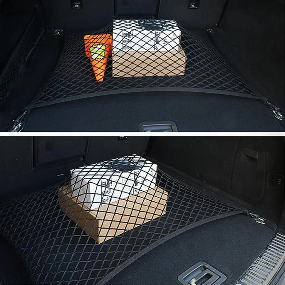 4 крючка Универсальный Автомобильный багажник Грузовой сетчатый органайзер для