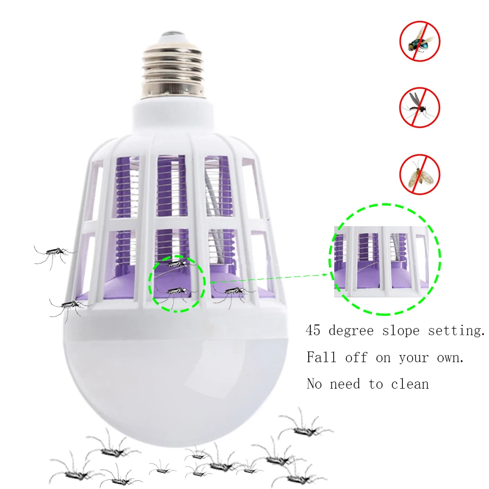 USB Светодиодная лампа для уничтожения комаров/анти москитная ловушка